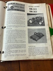 1958-1964 Wheel Horse Dealer Service Manual & Parts Catalog RJ58 701 702 854 603