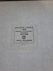 Wilson Jones Raven Post Binder 2-1/2” Black Vinyl 241-40N vintage Blank Pages