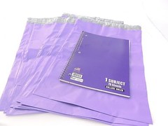 100 Pink Purple 7×10 Flat Poly Postal Mailer Envelopes, Self Seal USPS Shipping