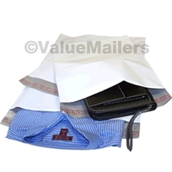100 14.5×19 2.7 MIL POLYJACKET WHITE POLY MAILERS ENVELOPES BAGS 14.5 x 19