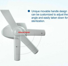 Dental Oral Light Operate Medical Lamp 6 LED Lens Ceiling Mount with Support Arm
