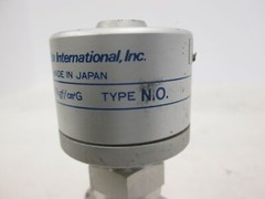 Fujikin, O.P. 3.5-7kgf/cm2G Pneumatic Valve, N.O, Used