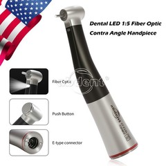 1:5 Increasing Fiber Handpiece Contra Angle LED Fit Electric Motor Abdent Dental