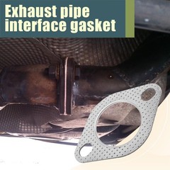 2PCS Car Exhaust Gasket, Ultra Seal 2-Bolt 3-Inch Exhaust Flange Gasket Standard