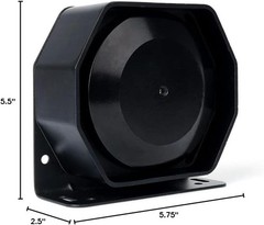 Siren Speaker Compact 200W Aluminum Wall Mount Outdoor Waterproof Portable