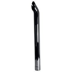 Exhaust Stack Pipe 4″ x 48″ Curved Chrome