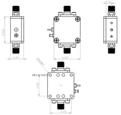 Low Noise Amplifier 1.4dB NF 2~18GHz 20dB Gain 13dBm P1dB SMA
