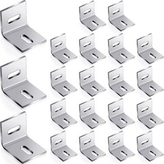 18 Pcs 1X1 Inch Heavy Duty Wood Table Top Expansion Bracket Steel Z Clips Fasten