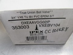 IPEX 353003 VXE True Union Ball Valve 3/4″ VXEBV104