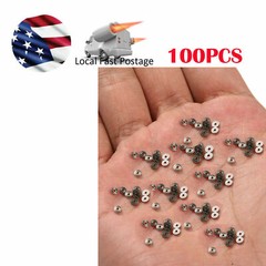 100Pcs 681ZZ Mini Ball Bearings, 1x3x1mm Metal Shield for Models & Tools