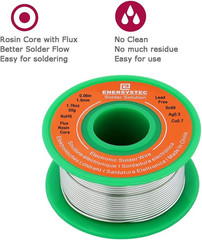 1.5Mm Electronic Solder Wire Lead Free Rosin Flux Core Diameter 0.06In Large Siz