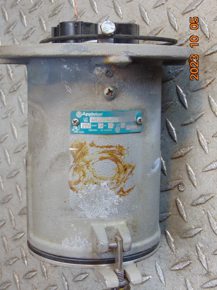 APPLETON AR20044RS 200A 200 AMP POWERTITE RECEPTACLE 4W4P