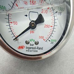 New Pressure Gauge Panel Mount IR 54772058 for INGERSOLL RAND Air Compressor