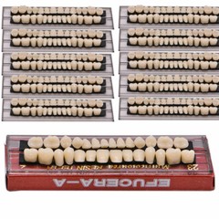 15 Sets Denture 23# Shade A2 Acrylic Resin Full Set Teeth Upper Lower Dental