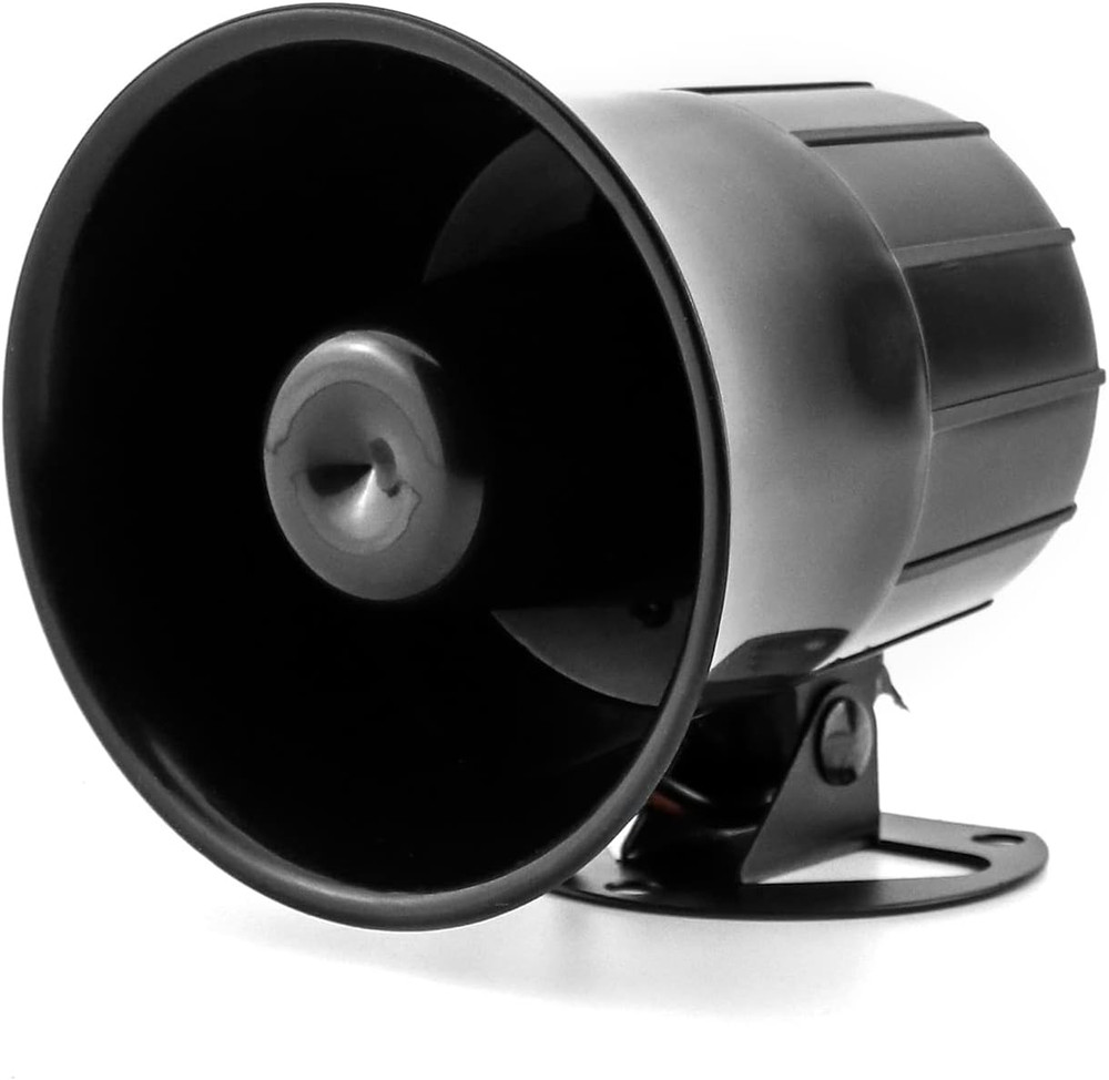 Electric Siren Horn, DC 12V Security Loud Wired Alarm Siren for Home Alarm Syste