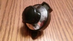 VERNIER CONTROL KNOB & REDUCTION DRIVE. 1/4″ SHAFT, 1.5″ DIAL DIAMETER.