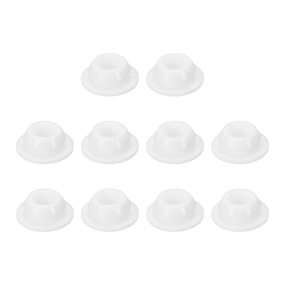 10pcs Hole Plug 7/16 Inch (11mm) Button Plugs Fit for 10mm Hole, White