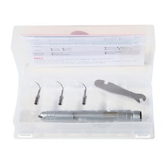 Dental Metal Ultrasonic Air Perio Scaler Handpiece Hygienist 2-Hole W/ 3 Tips st