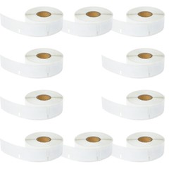 10Rolls 500 Labels Per Roll 1″ x 2-1/8″ for DYMO 30336 LabelWriter 300 25mmx54mm