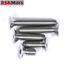 M5 Titanium Ti Countersunk Flat Head Socket Bolts Screws 10 15 20 25 30 Grade 5
