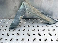 4 PIECE 12″ HEAVY DUTY USA HOT-DIPPED GALVANIZED STEEL ANGLE BRACKET SUPPORTS