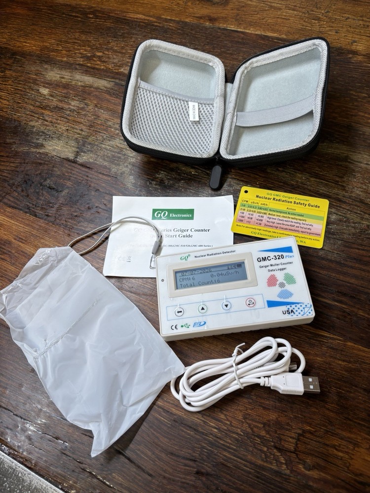 GQ Geiger Counter Nuclear Radiation Detector Meter Beta Gamma X ray GMC-320+V4