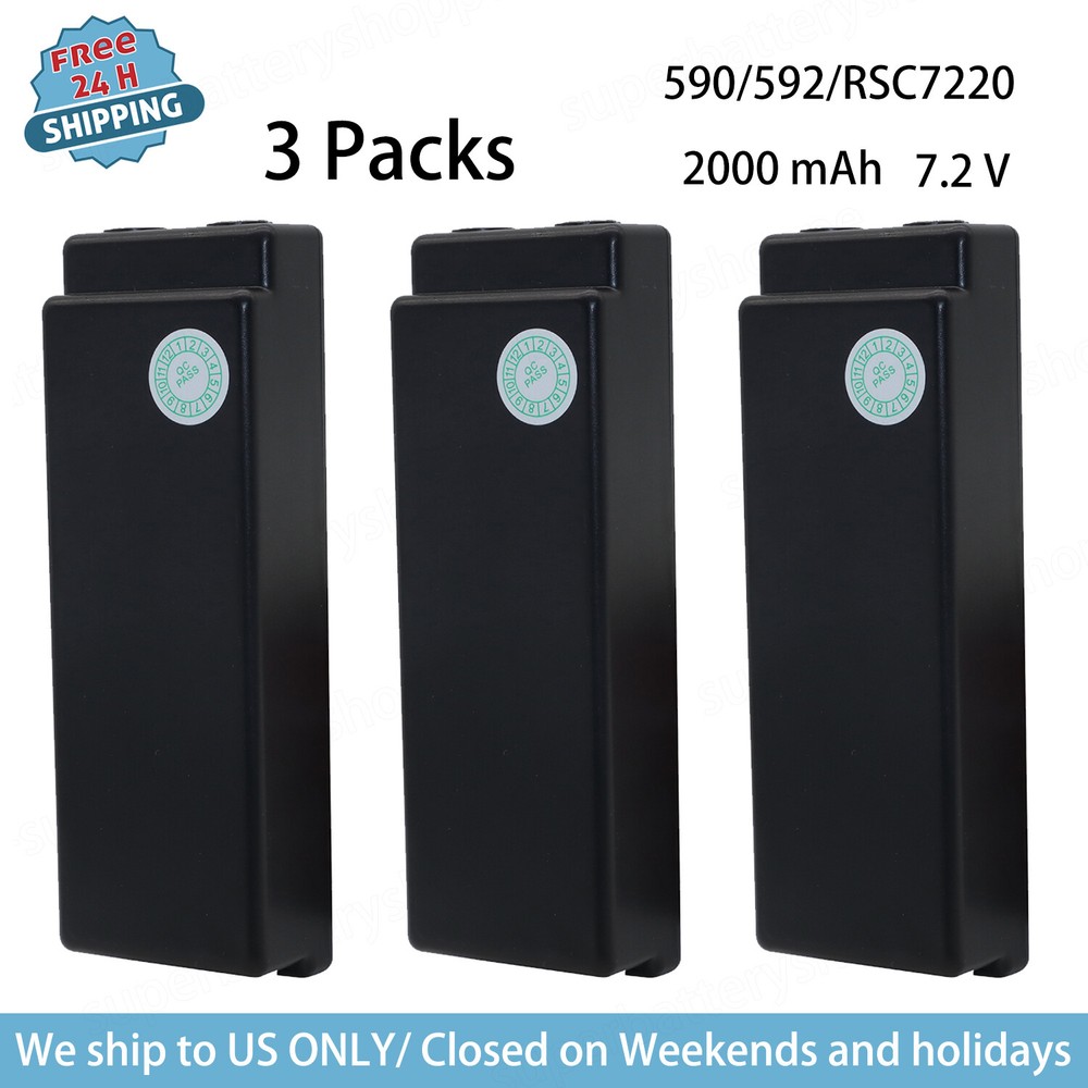 3PCs RSC7220 13445 2000mAh Battery For Scanreco 590/592/960/EEA2512/Palfing
