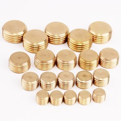 20pcs 1/8″ 1/4″ 3/8″ 1/2″ NPT Brass Hex Countersunk Plugs Socket Pipe Fittings