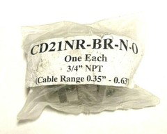 NEW SEALCON CD21NR-BR-N-O 3/4 INCH NPT DOME CORD GRIP