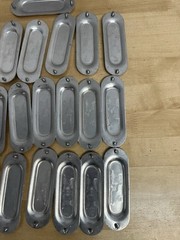 LOT OF 22 – Crouse-Hinds 290 – 3/4” Conduit Body Covers Only (READ)