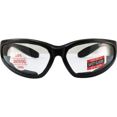 2 Pairs Global Vision Hercules Plus Black Sunglasses Red Mirror + Clear Lenses