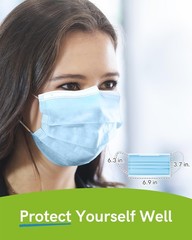 Disposable Face Masks, 3-Ply ASTM Level 3 Medical Grade, Breathable & Comfort…