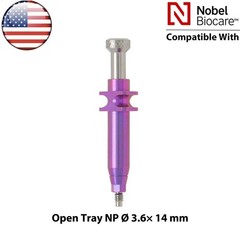 Dental fits Nobel Active NP/RP Impression Transfer Coping Open Close Tray Analog