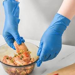 Daddy’s Choice Nitrile Gloves 100Pcs Disposable Medium (Pack of 100)