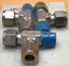 SWAGELOK SS-600-3TMT TUBE FITTING MALE RUN TEE – LOT OF 3PCS
