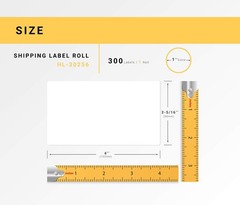 45X Dymo 30256 Labels 2-5/16″x4″ Shipping Labels for Dymo LW 450 4XL Rollo Zebra