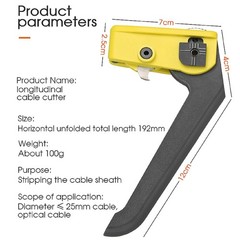 Fiber Optic Cable Stripping Knife KMS-K Longitudinal Cable Cutter Slitter I