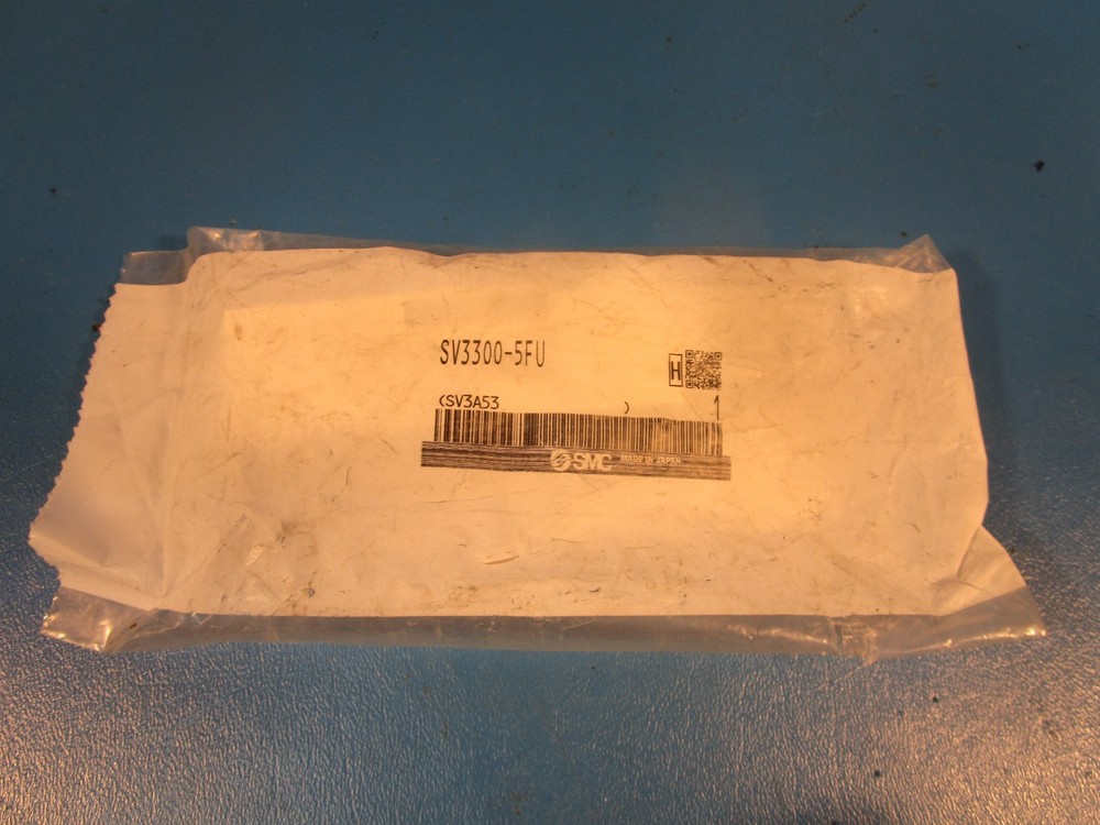SMC SV3300-5FU, Solenoid Air Control Valve, Four-Way / Three-Position, 24V DC