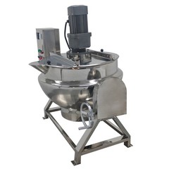 26.5gal Tilting Jacketed Kettle Commercial Cooking Sandwich Steam Pot 220V 100L