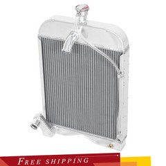 Fits Ford 2N 8N 9N Tractors 8N8005 AR2018 86551430 3 Row Aluminum Radiator w/Cap