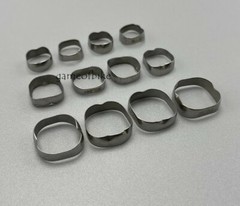 Dental Orthodontic 1st Molar Bands Plain Molar Band Size #29-44+
