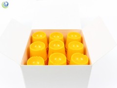 DENTAL DISPOSABLE PLASTIC DAPPEN DISH FOR ACRYLIC PROPHY 100 PCS YELLOW