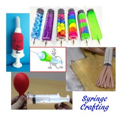 350ml Syringe with Adapter, Plastic Large without Needle for…