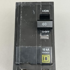 SQUARE D Plug-on Circuit Breaker 60A-120/240V QO260