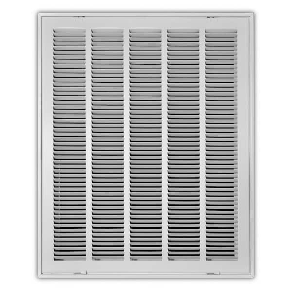 Everbilt 20 in. x 25 in. Steel Return Air Filter Grille in White E190RF20X25