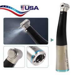 Dental 1:1 Fiber Optic LED Contra Angle Handpiece NSK STYLE YBB