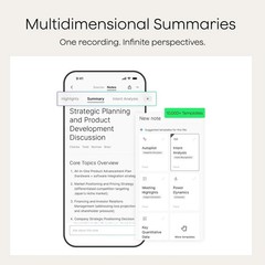 Plaud NotePin 64GB AI Voice Recorder App Transcribe & Summarize 112-Lang Purple