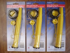 3 SPOUT KITS #03647 Gas Can Parts 4 PCS SPOUTS/SCREW CAP COLLAR/STOPPER/REAR …