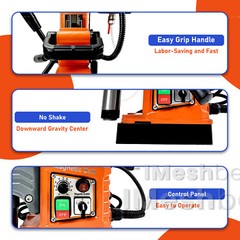 iMeshbean Magnetic Drill 1400W 2922lbf/13000N Portable Mag Drill Press 810RPM