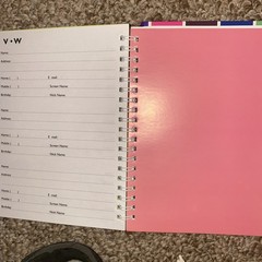 Vintage Address Book Classic Multicolor Still New Never Used